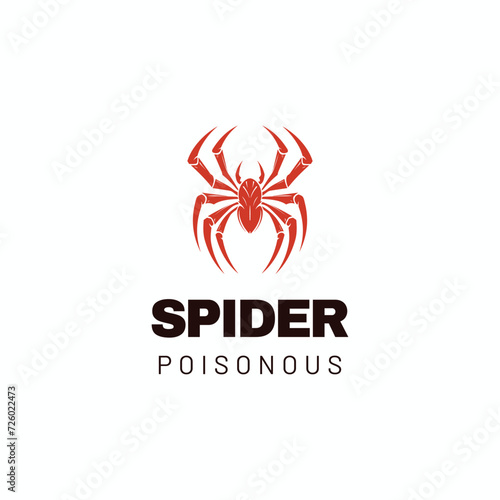spider logo vector