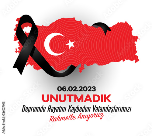 Türkiye Depremi. Translation: Turkey Earthquake. Get well soon to all of us. Kahramanmaras, Hatay, Osmaniye, Adıyaman, Gaziantep, Sanliurfa Diyarbakir, Malatya, Adana.