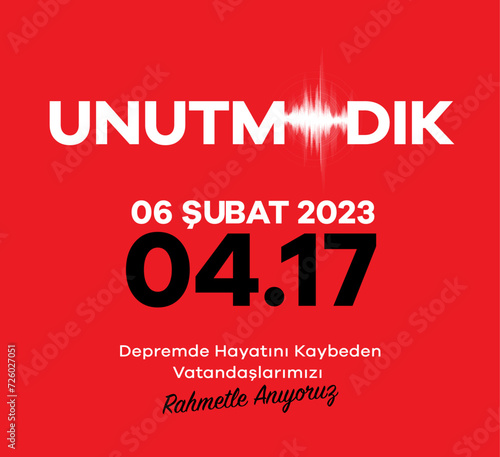 Türkiye Depremi. Translation: Turkey Earthquake. Get well soon to all of us. Kahramanmaras, Hatay, Osmaniye, Adıyaman, Gaziantep, Sanliurfa Diyarbakir, Malatya, Adana.
