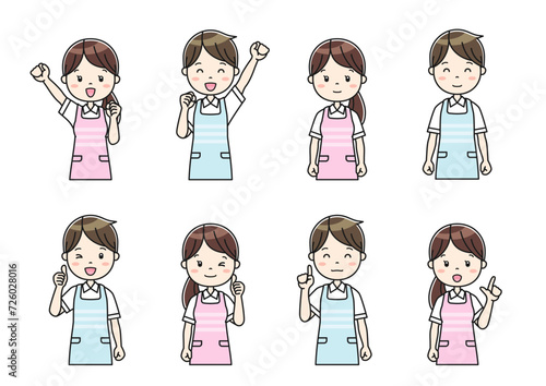職業別人物イラスト30　Clip art of person by occupation
