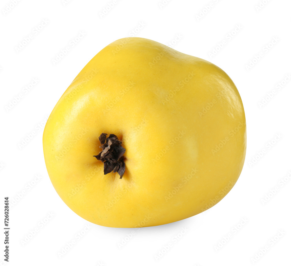 Delicious fresh ripe quince isolated on white