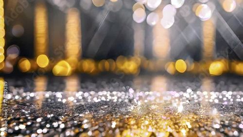 a shiny nightclub disco stage lights glow event party bokeh neon karaoke show theater glowing concert spotlight performance night club sparkle musical backdrop theatrical glitter blur theater video