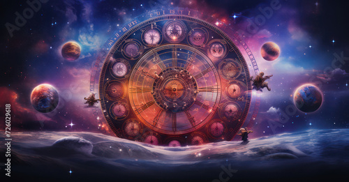 Time Spiral: A Mystic Journey through the Cosmos