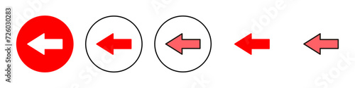 Free Download Arrow icon set illustration. Arrow sign and symbol for web design. - GFXLoad