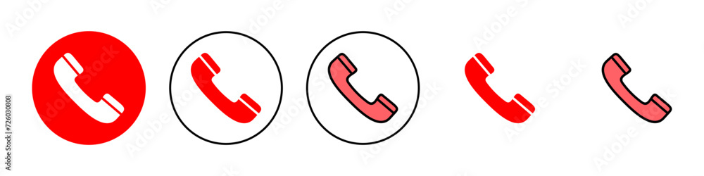 Call icon set illustration. telephone sign and symbol. phone icon. contact us Call icon set illustration. telephone sign and symbol. phone icon. contact us