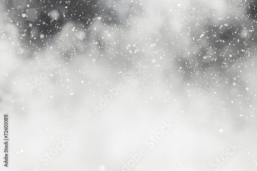 a white snowy background with snow flakes  photo