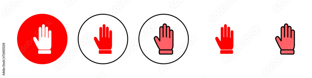 Hand icon set illustration. hand sign and symbol. hand gesture Hand icon set illustration. hand sign and symbol. hand gesture