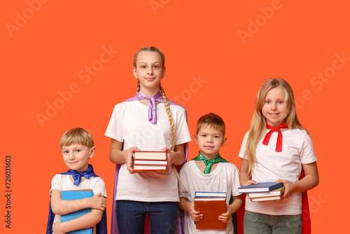 Cute kids dressed as superh...