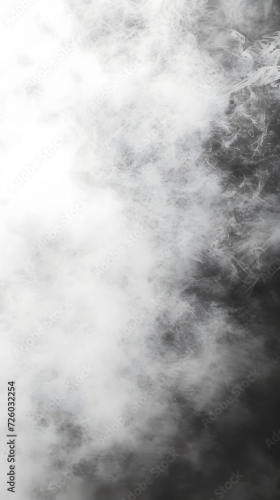 black and white image of a blotter of blurred white fog black and white image of a blotter of blurred white fog