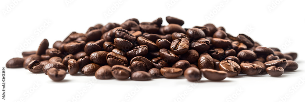 coffee beans on white background, isolated on white coffee beans on white background, isolated on white