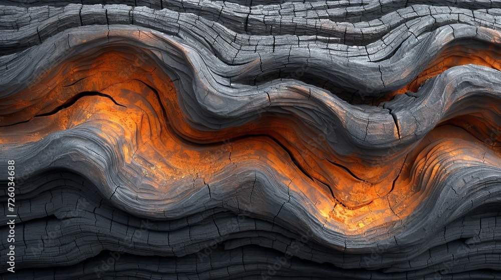 An old wavy piece of wood texture. An old wavy piece of wood texture.