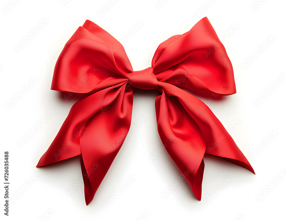 red bow isolated on a white background red bow isolated on a white background