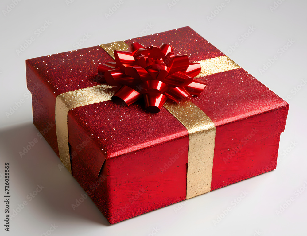 a gift box with a red ribbon and bow
a gift box with a red ribbon and bow
