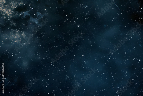 stars falling upon a dark blue night sky © Lin_Studio