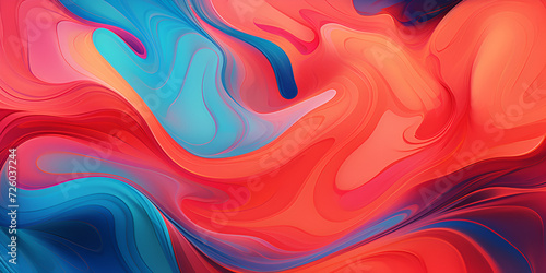 abstract background with colored spots of paint in the form of waves. 