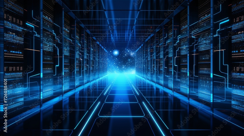 Data server center background Data server center background