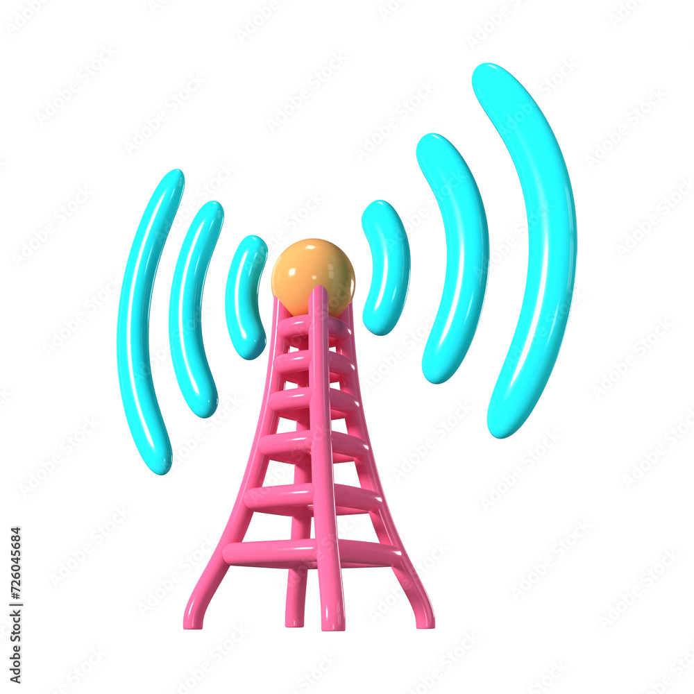 Hotspot 3D Illustration Icon Hotspot 3D Illustration Icon