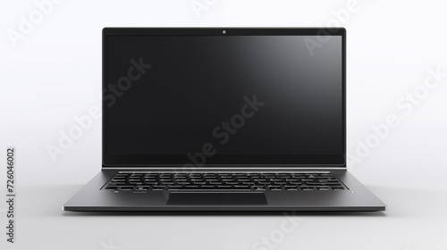 laptop or notebook computer on white background for design