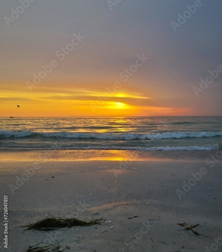 sunset on the beach © Tiffany