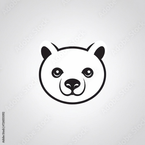 Bold Monochromatic Animal Vector Icon