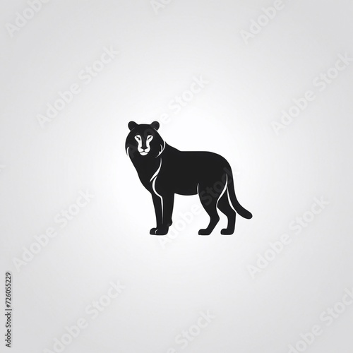 Bold Monochromatic Animal Vector Icon