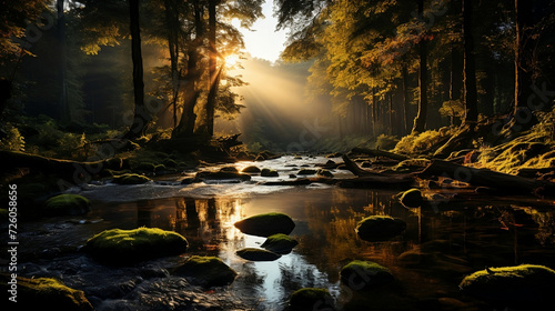 quiet place on the creek to meditate and relax