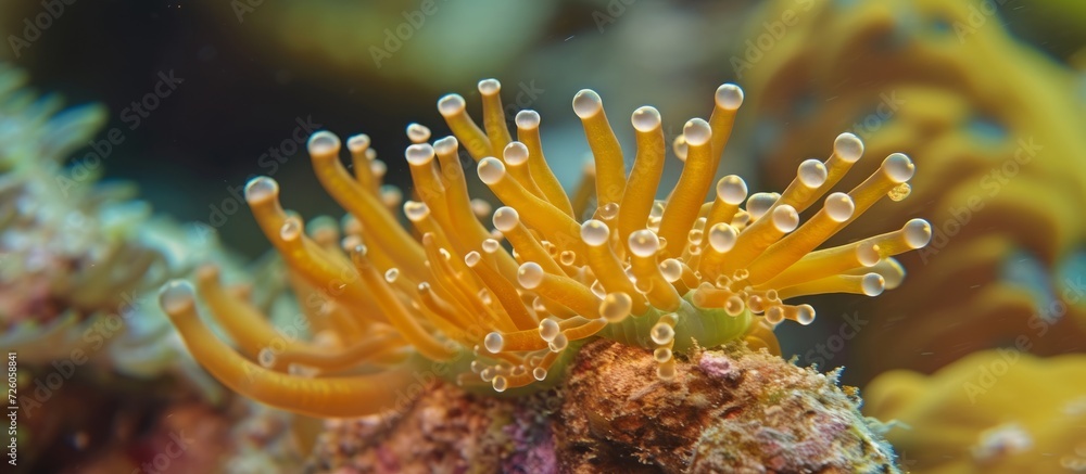 Sea rod bent (Plexaura flexuosa) found in Bonaire, Leeward Islands. Sea rod bent (Plexaura flexuosa) found in Bonaire, Leeward Islands.