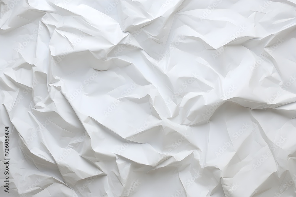 White crumpled paper White crumpled paper