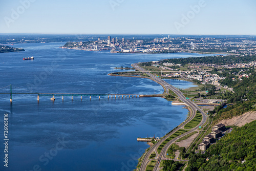 Vue aérienne de la Baie de Beauport Ville de Québec © JeanMarie