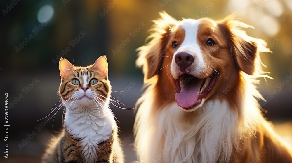 Fun Pet Portrait with Text for Copy Space, Animal Marketing Concept Artwork, Veterinary Advertising Background Photo, Lifestyle Wallpaper, Color Backdrop Fun Pet Portrait with Text for Copy Space, Animal Marketing Concept Artwork, Veterinary Advertising Background Photo, Lifestyle Wallpaper, Color Backdrop