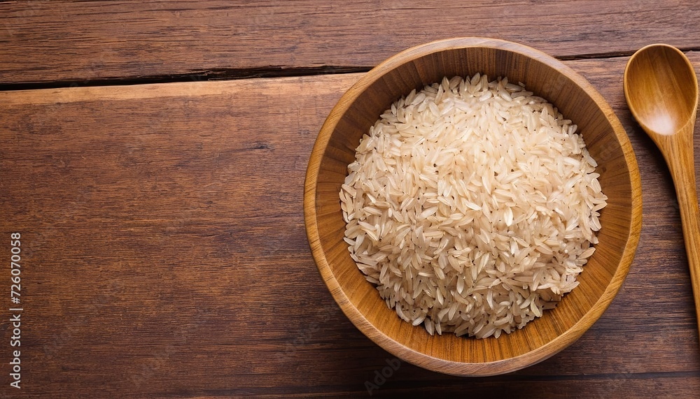 Brown Rice for Healthy Diet: A Wood Bowl Presentation Brown Rice for Healthy Diet: A Wood Bowl Presentation