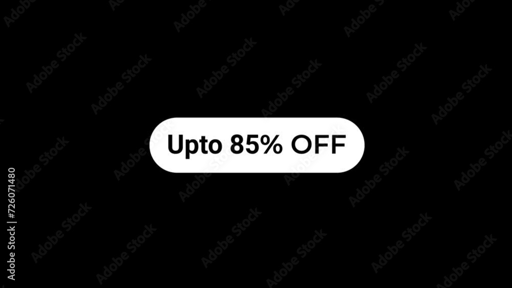 Up to 85 off Percent off Animation with transparent background Up to 85 off Percent off Animation with transparent background