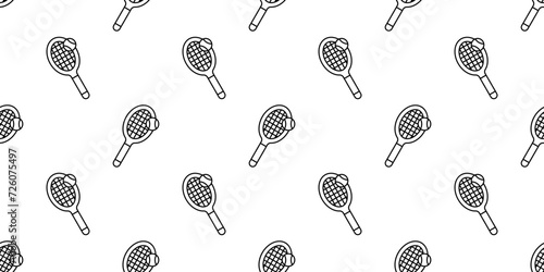 Tennis racket anda ball pattern drawing