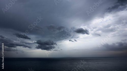 제주바다, 수평선, 먹구름, 기상청, 태풍, 일기, 예보, 바다 날씨 photo