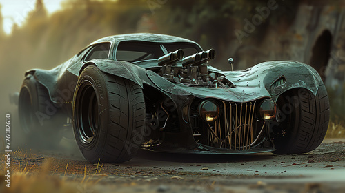 Rotten Concept Car Derelict Junk Car Evil Vehicle photo