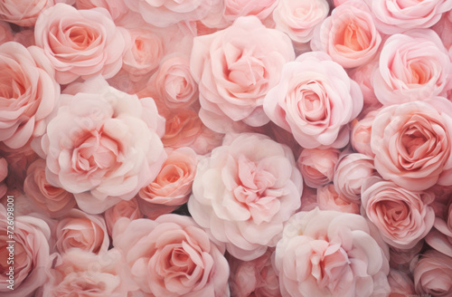 Close-up of beautiful pink roses background  a perfect gift for weddings  anniversaries  Valentine s Day  or any occasion that celebrates love and natural beauty
