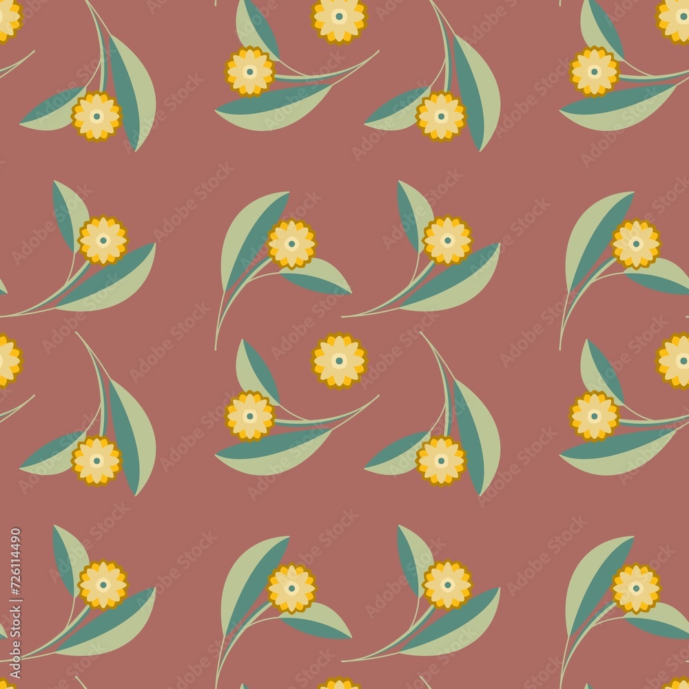 seamless pattern with flowers seamless pattern with flowers