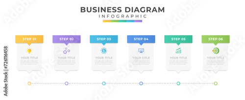 Timeline infographic design vector and marketing icons