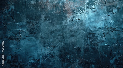 dark blue grunge wall texture background