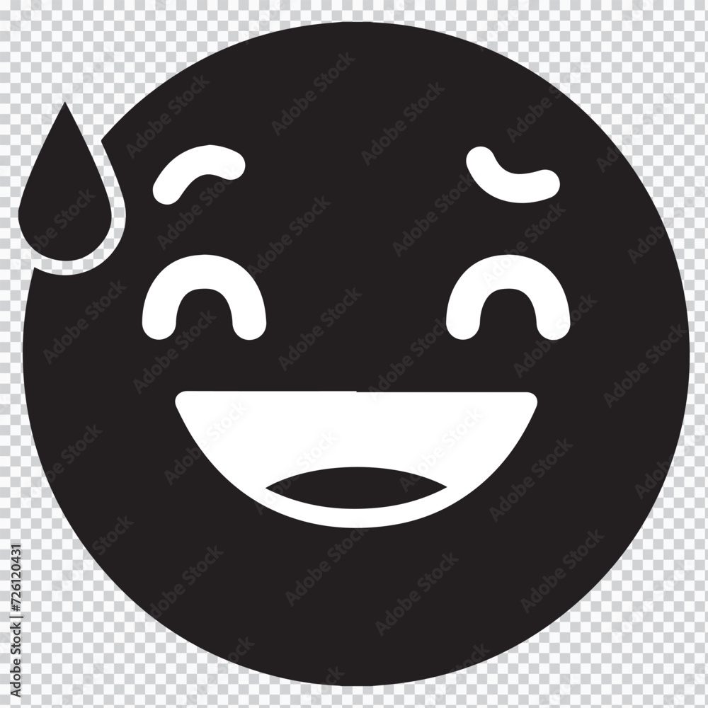 Obraz premium Smile icon vector. Happy smiley face icon. smile emoticon icon for apps and websites.