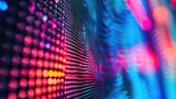 close up LED blurred screen abstract background
