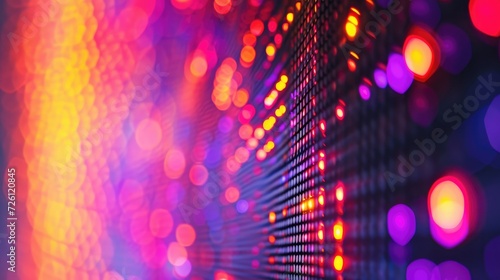 Wallpaper Mural close up LED blurred screen abstract background Torontodigital.ca