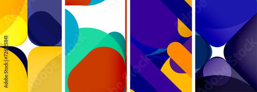 Geometric elements abstract backgrounds for wallpaper, business card, cover, poster, banner, brochure, header, website