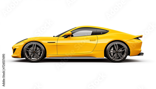 A car on a white background  isolated