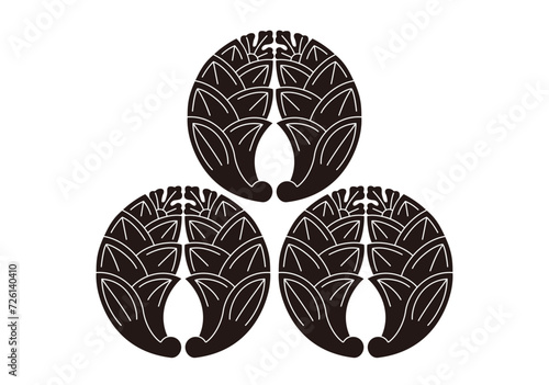 三つ盛抱き茗荷