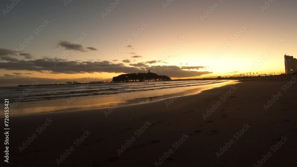 江ノ島の夕焼け 江ノ島の夕焼け