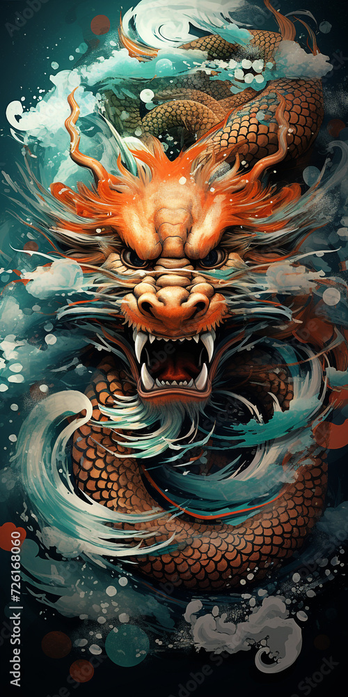 Angry Dragon Illustration