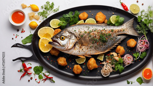 fish with vegetables