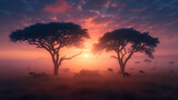 Breathtaking African Savanna: Wild Beauty and Serene Landscapes