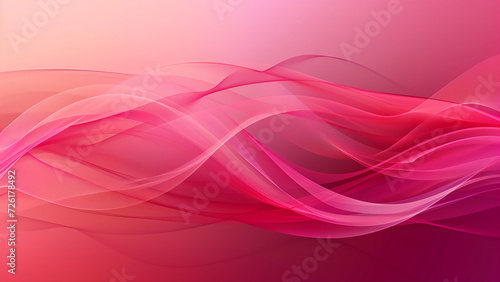 Crimson Currents  A Red and Pink Abstract Wave